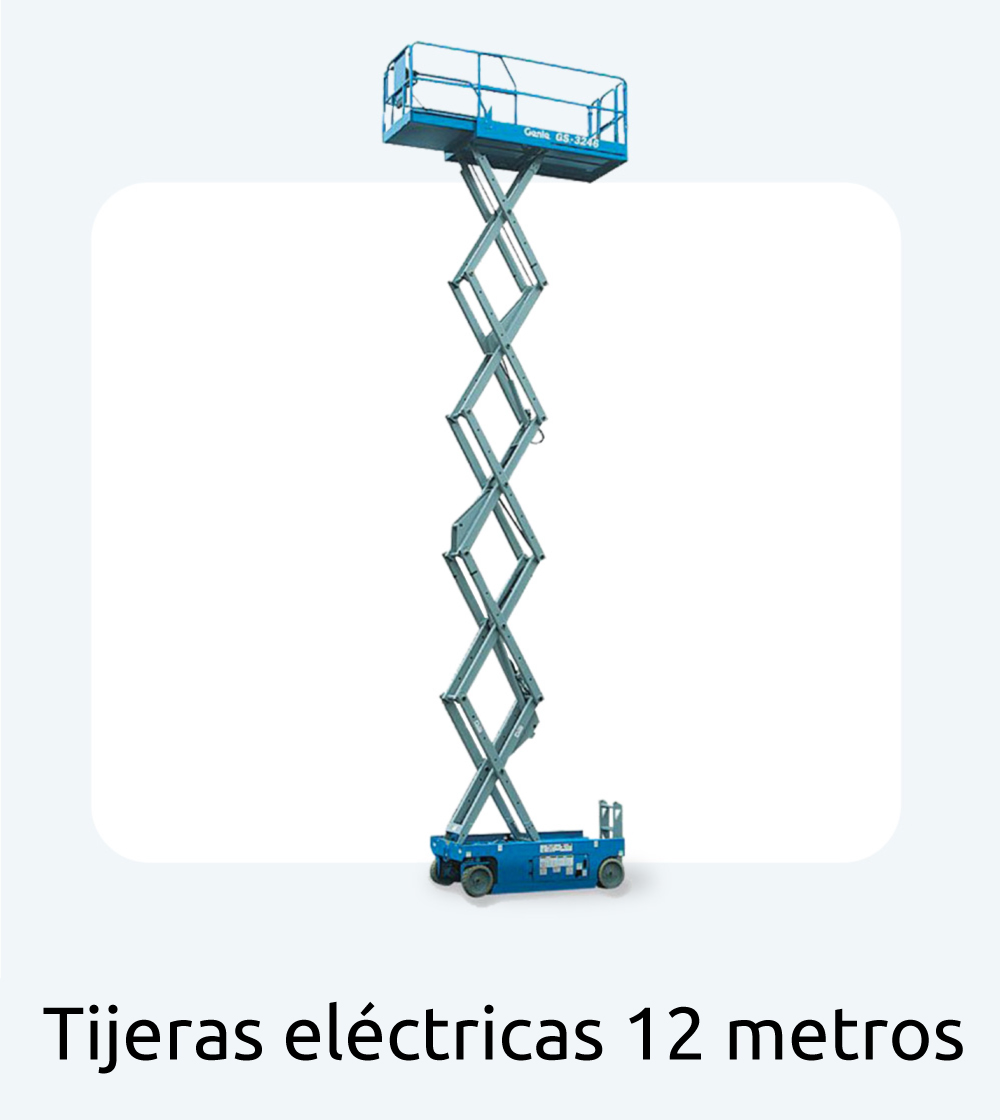 Tijeras elevadoras 12 metros