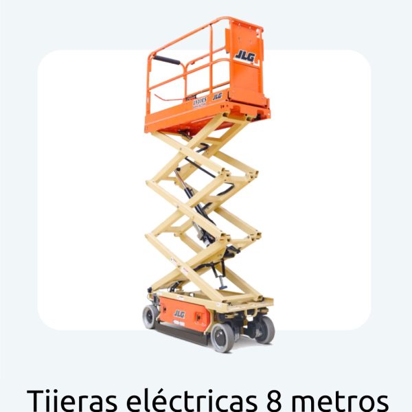 Alquiler de tijera eléctricas de 8 metros